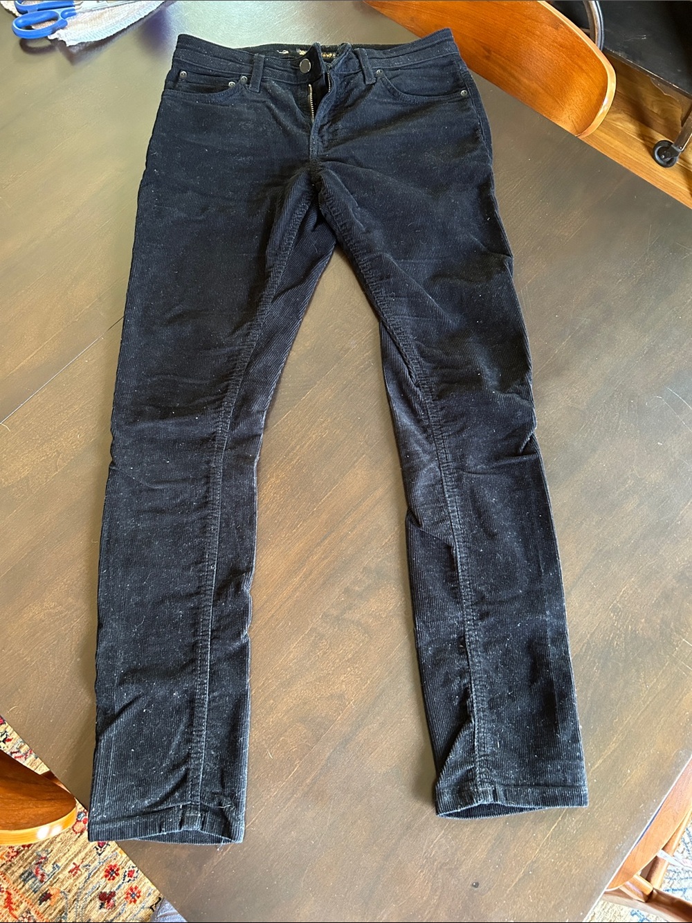 Nudie Jeans Skinny Corduroy Jeans in Black